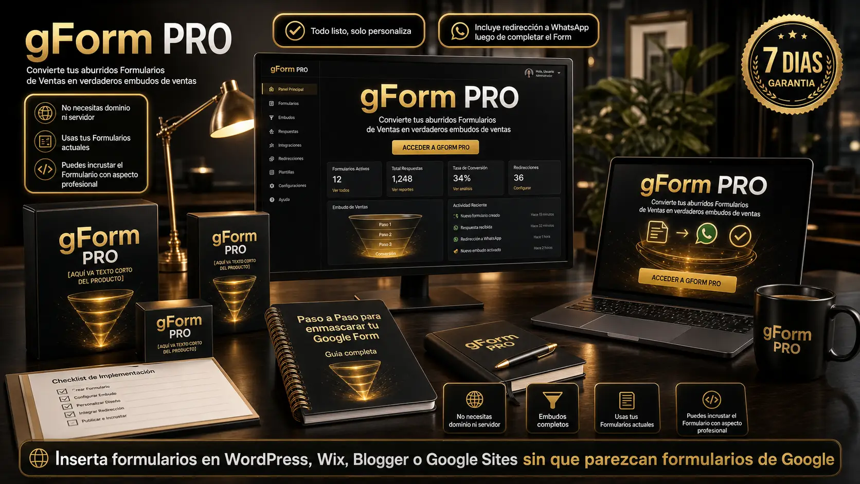 gForm PRO Dashboard